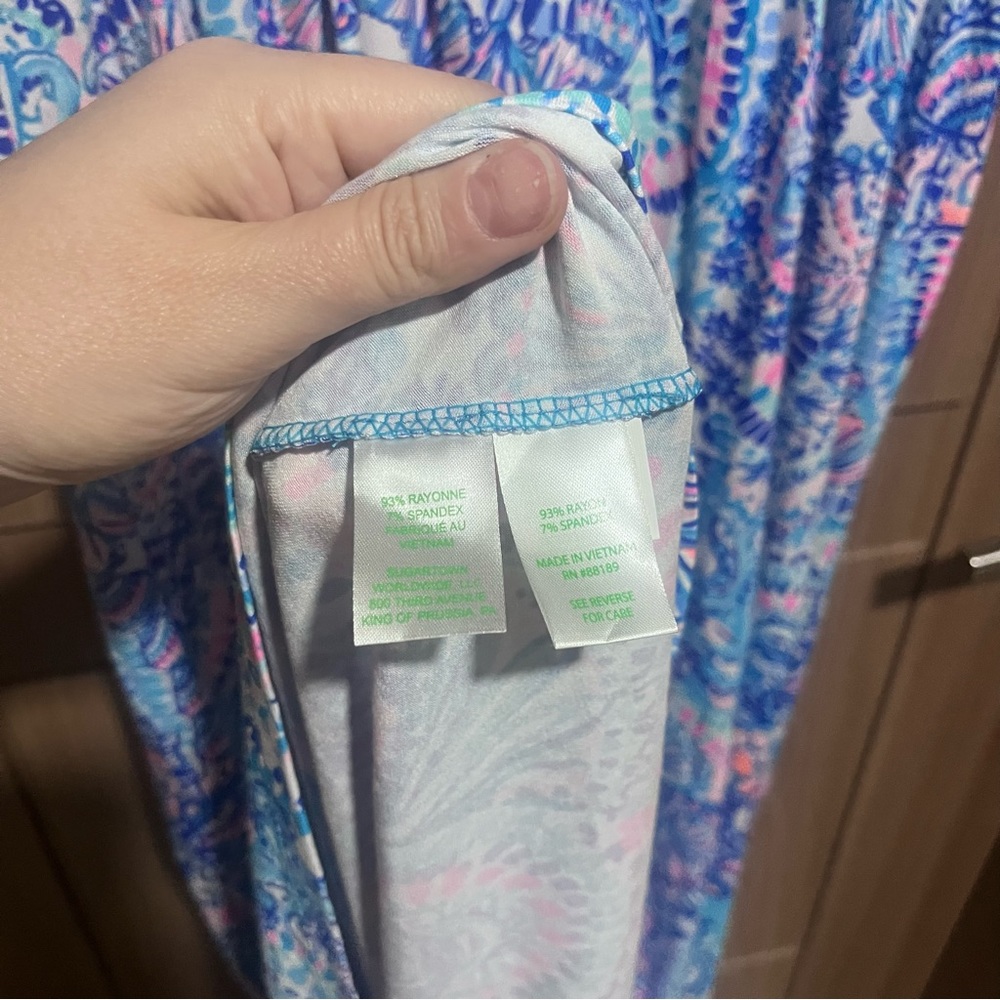 NWT Lilly Pulitzer Minka Maxi Dress Commotion in the Ocean sz 12 - Picture 14 of 15